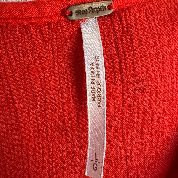 Free People floral embroidered dress, size large - Picture 3 of 14